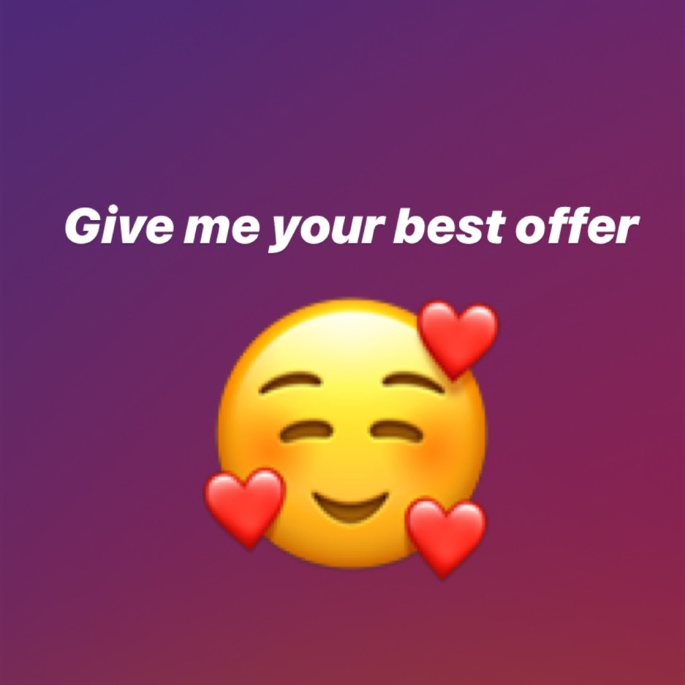 Give me a offer on anything you would like